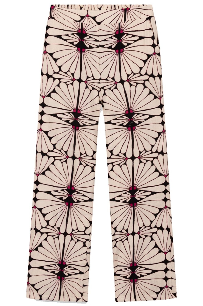 WOVEN PRINTED PANTS NOVEL R2503135651 955 FLOWER